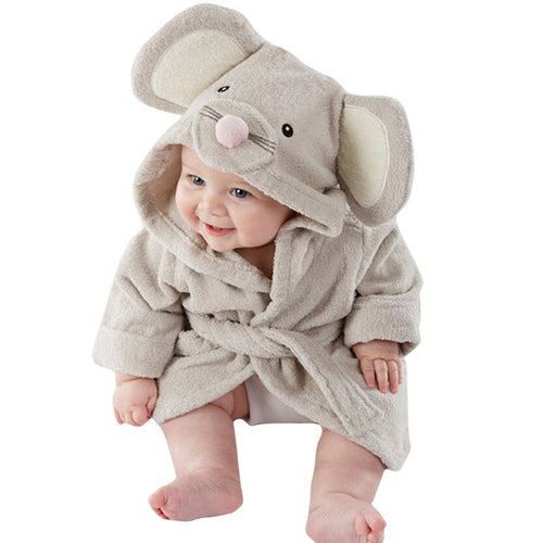 PEIGNOIR BÉBÉ ANIMAUX