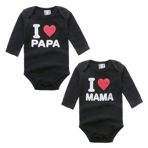 BODY I LOVE PAPA I LOVE MAMA