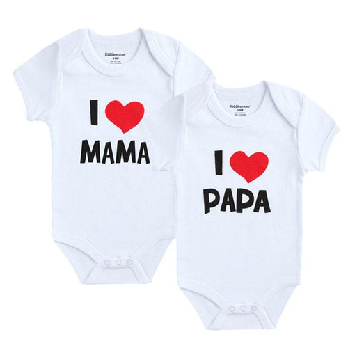 BODY I LOVE PAPA I LOVE MAMA