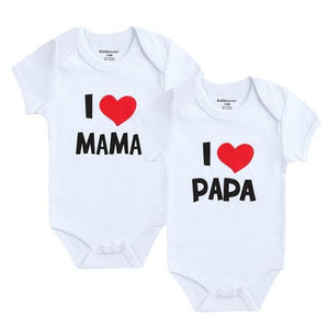 BODY I LOVE PAPA I LOVE MAMA