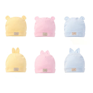 BONNET BÉBÉ ET BAVOIR ASSORTI "LOVELY BABY"