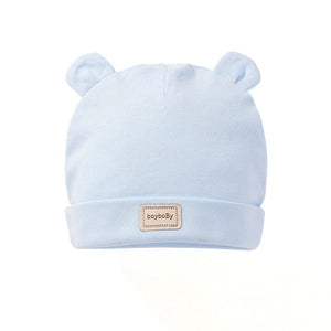 BONNET BÉBÉ ET BAVOIR ASSORTI "LOVELY BABY"