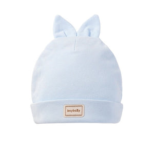 BONNET BÉBÉ ET BAVOIR ASSORTI "LOVELY BABY"