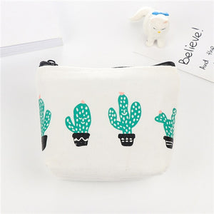 PETIT ET MIGNON PORTE-MONNAIE CACTUS EN TOILE