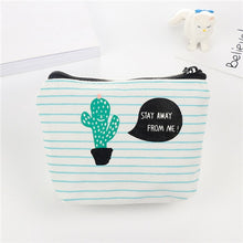 Charger l&#39;image dans la galerie, PETIT ET MIGNON PORTE-MONNAIE CACTUS EN TOILE