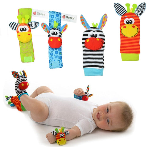 HOCHETS POUR POIGNETS ET PIEDS BÉBÉ (4 PIÈCES)
